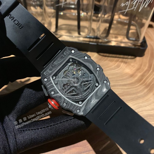 理查德米勒RICHARD MILLE RM011-FM頂級碳纖維殼套男士腕表  gjs2156